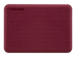 Canvio Advance | HDTCA40ER3CA | 4000 GB | 2.5 " | USB 3.2 Gen1 | Red