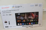 SALE OUT. Sharp | 43GR8265E | 43" | Smart TV | Google TV | 4K Ultra HD | DAMAGED PACKAGING