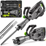 Griovimo plaktukas 1900 W, 60 J, 30 mm HEX griebtuvas, WUBER vibracijos mažinimo sistema