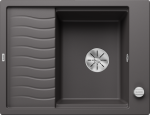 Virtuvės kriauklė BLANCO ELON 45 S PDUR Rock grey InFino O.AF SILGRANIT&trade;, PuraDur&trade;, akmens pilka 524825