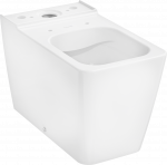 Tualeto puodas Hansgrohe EluPura Q (be bakelio ir dangčio) AquaFall Flush, Rimless, EcoSmart, baltas 60263450