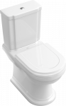 Villeroy & Boch Hommage unitazo pagrindas 370x725 mm, universalus i&scaron;ėjimas, be bakelio, be dangčio, baltas CP, modelis 666210R1