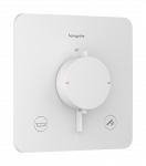 Du&scaron;o termostatas Hansgrohe Ecostat Comfort Q įmontuojamas, 2 prietaisams, su saugos sistema, matinė balta 33717700