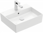 Vonios praustuvas Villeroy & Boch Memento 2.0, 50x42 cm, TitanCeram keramika su CeramicPlus danga, ant vir&scaron;aus, baltas 4A0750R1