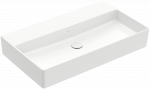 Villeroy & Boch Memento 2.0 vonios kambario praustuvas, 80x47 cm, TitanCeram keramika su CeramicPlus danga, balta 4A228FR1