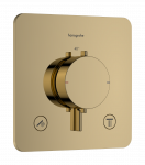 Du&scaron;o mai&scaron;ytuvas Hansgrohe Ecostat Comfort Q įleidžiamas su termostatu, 2 jungtims, poliruoto aukso apdaila 33713990