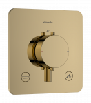 Du&scaron;o mai&scaron;ytuvas Hansgrohe Ecostat Comfort Q termostatinis įmontuojamas, 2 i&scaron;ėjimams, su apsaugos sistema, puliruoto aukso apdaila 33717990
