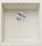 Virtuvinė kriauklė BLANCO SUBLINE 400-U SILG Soft white InFino O.AF SILGRANIT&trade;, PuraDur&trade;, &Scaron;iltai balta 527166