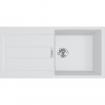 FRANKE Tectonite virtuvės kriauklė SIRIUS 100x51 cm, S2D 611-100, Arctis weiss