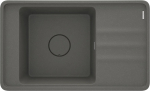 Virtuvės praustuvas Deante MOMI granitas, ANTHRACITE METALLIC Antracitas ZKM_T11B