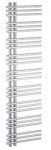 Rank&scaron;luosčių džiovintuvas / radiatorius Zehnder Yucca Asym 130x48 cm, chromas YAC-130-050