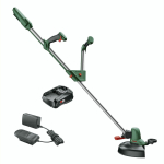 BOSCH 18 V akumuliatorinis trimeris su valą, 26 cm pjovimo plotis, 1 x 2,0 Ah akumuliatorius, įkroviklis 06008C1D03