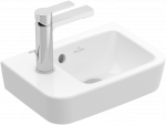 Vonios praustuvas Villeroy & Boch O.novo Compact 36x25 cm, kairė pusė, balta 43423601