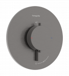 Du&scaron;o mai&scaron;ytuvas Hansgrohe Ecostat Comfort S termostatinis įmontuojamas, 1 įrenginiui, &scaron;lifuotas juodas chromas 33714340