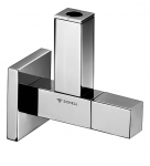 SCHELL QUAD kampinis vožtuvas 1/2 x 3/8 (10 mm), chromuotas 053620699