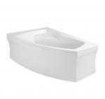 Polimat kampinė vonia FRIDA 160x105 cm, 00977/00978