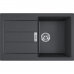 FRANKE Tectonite virtuvinė plautuvė SIRIUS 78 x 50 cm, S2D 611-78, carbon