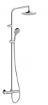 Du&scaron;o sistema Hansgrohe Vernis Blend Showerpipe 200 1jet EcoSmart su termostatu chromuota 26089000