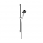 Du&scaron;o komplektas Hansgrohe Activera Select S rankinė du&scaron;as, stovas ir žarna, 2 srovės, EcoSmart, chromas 28044000