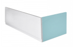 Vonios panelė Polysan Plain 160, kairinė, 1600x590 mm, balta 72606