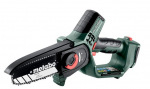 Motorinis pjūklas Metabo 18V akumuliatorinis sodo genėjimo 15 cm, be akumuliatoriaus ir kroviklio 600856840