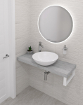 Darbo vir&scaron;us Sapho AVICE countertops, 120x36cm, storis 5cm, antikinis ąžuolas