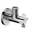 SCHELL 4Wing kampinis vožtuvas 1/2 x 3/8 (10 mm), chromuotas 053930699