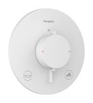 Du&scaron;o mai&scaron;ytuvas Hansgrohe Ecostat Comfort S termostatinis įmontuojamas, 2 vartotojams, su apsaugos sistema matinė balta 33718700