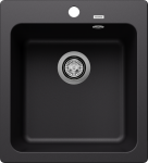 Virtuvinė kriauklė BLANCO NAYA 45 SILG PDUR Black O.AF SILGRANIT&trade; 526572