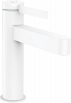Vonios kambario praustuvo mai&scaron;ytuvas Hansgrohe Finoris 110 su Push-Open, CoolStart, EcoSmart, matinė balta 76024700