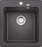 Virtuvės praustuvas BLANCO NAYA 45 SILG PDUR Rock grey O.AF SILGRANIT&trade; 525223