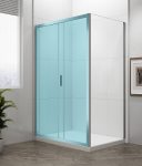 Du&scaron;o sienelė Polysan Easy Line 1000x1900 mm skaidrus stiklas EL3415