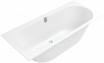 Vonia Villeroy & Boch Oberon 2.0 Duo 1700x750 mm, su kojelėmis ir sifonu, balta Quaryl&reg;