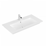 Vonios kriauklė Villeroy & Boch Venticello 100x50 cm su CeramicPlus apdaila, balta 4104ALR1