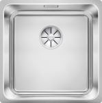 Virtuvės plautuvė BLANCO SOLIS 450-U BRUSHED InFino O.AF nerūdijančio plieno 526120
