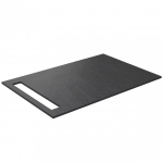 Darbo pavir&scaron;ius Kame Universal su rank&scaron;luosčių laikikliu HPL 70cm Black lava WP-1/6-3/H17