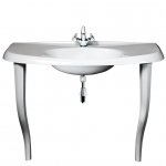 Praustuvas PAA VICTORIA akmens masės 1200x530 mm su kojomis baltas