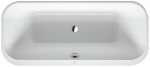 Vonia Duravit Happy D.2 Plus, 180x80 cm, akrilas, balta/M80 Graphit Super Matt 700453800000000
