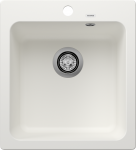 Virtuvės praustuvas BLANCO NAYA 45 SILG PDUR White O.AF SILGRANIT&trade; 526574