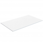 Darbo pavir&scaron;ius Kame Soft, su apvaliais kampais 81cm Baltas Matinis HPL WP/8-3/H16-SFT