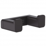 Vonios kabliukas Hansgrohe AddStoris 41755670, dvigubas, matinė juoda