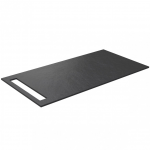 Darbo pavir&scaron;ius Kame Universal su rank&scaron;luosčių laikikliu HPL 90cm Black lava WP-1/8-3/H17