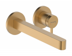 Vonios kambario praustuvo mai&scaron;ytuvas Hansgrohe Finoris 22,8 cm įleidžiamas su nutekėjimo vožtuvu, EcoSmart, poliruota bronza 76050140