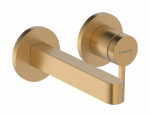Vonios praustuvo mai&scaron;ytuvas Hansgrohe Finoris 16,8 cm įmontuojamas, EcoSmart, poliruota bronza 76051140