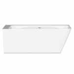 Vonia PAA QUADRO D akmens masė 1600x600 mm balta