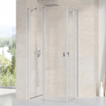 RAVAK Du&scaron;o kabina kvadratinė Chrome CRV2 80x80 cm (1 puse) satinas