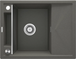 Virtuvės kriauklė Deante MAGNETIC granitas, ANTHRACITE METALIC GRANITE