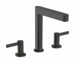 Vonios kambario praustuvo mai&scaron;ytuvas Hansgrohe Finoris 160 įleidžiamas su Push-Open vožtuvu, EcoSmart, &scaron;lifuotas juodas chromas 76034340
