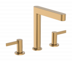 Vonios praustuvo mai&scaron;ytuvas Hansgrohe Finoris 160 įmontuojamas su Push-Open ventiliu, EcoSmart, poliruota bronza 76034140
