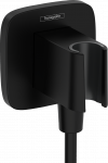 Du&scaron;o i&scaron;vada Hansgrohe Fixfit Q su laikikliu, matinė juoda 26887670